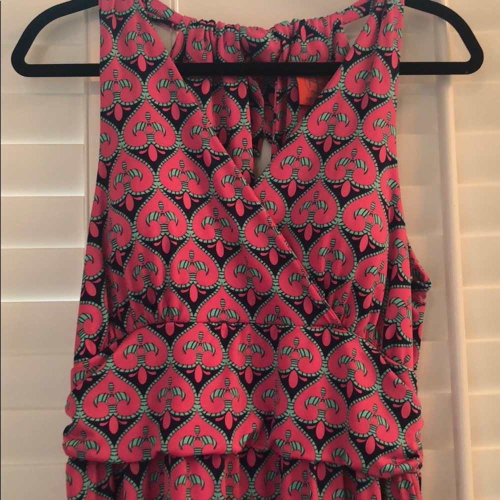 NWOT Tracy Negoshian Pink Maxi Dress